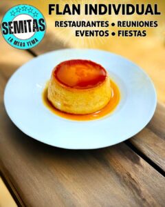 Flan De Queso Individual En Miami