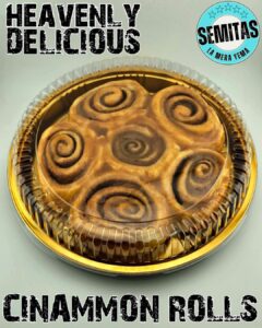Delicious cinnamon rolls in Miami