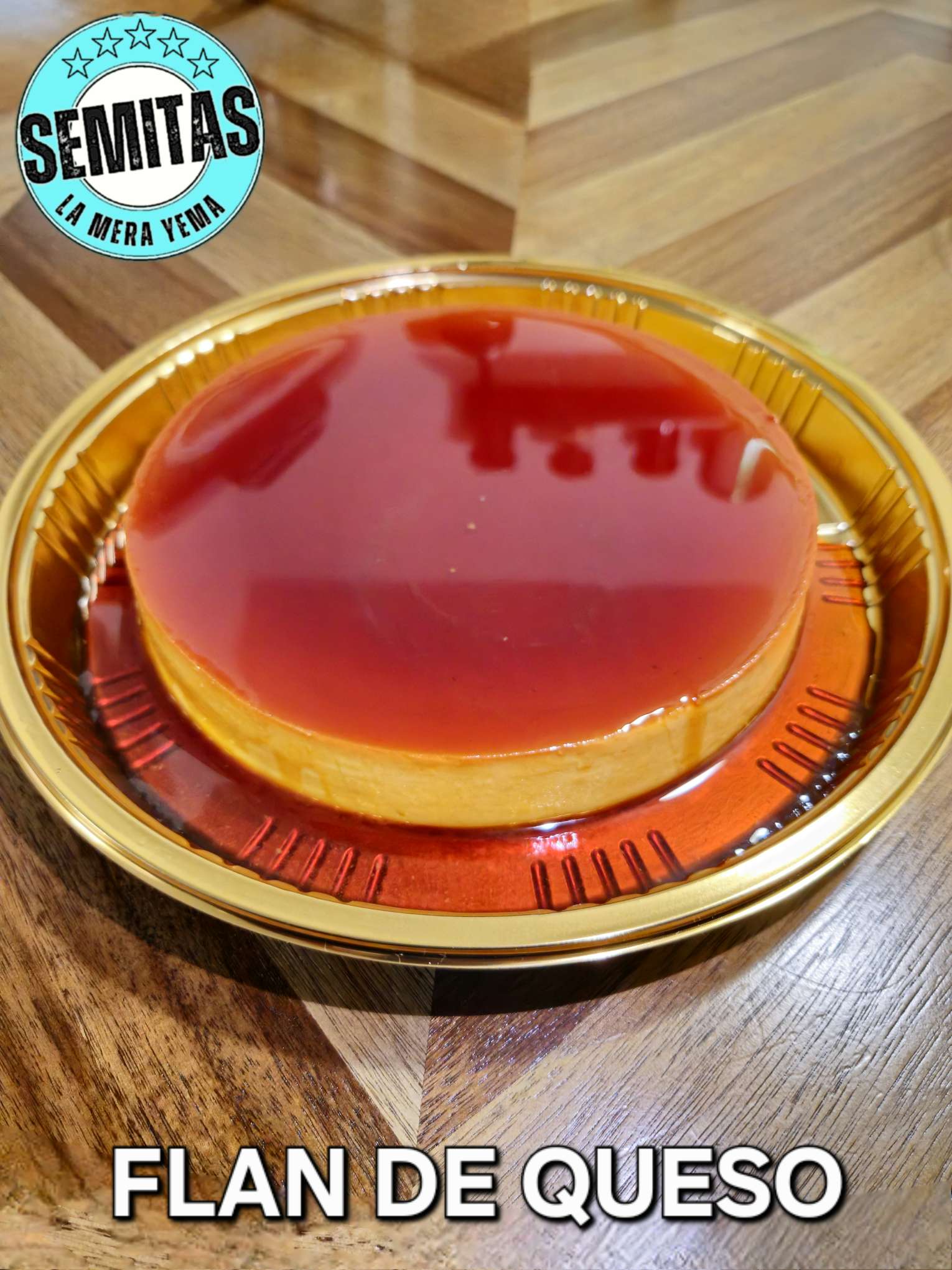 Flan de queso Miami