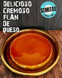 Flan de queso en Miami