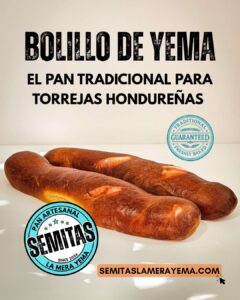 Bolillo de yema para torrejas hondureñas