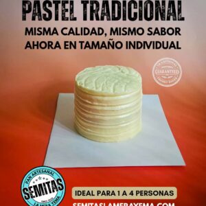 Pastel hondureño tradicional 4 pulgadas